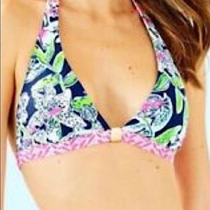 New Lilly Pulitzer Bikini Top size 6